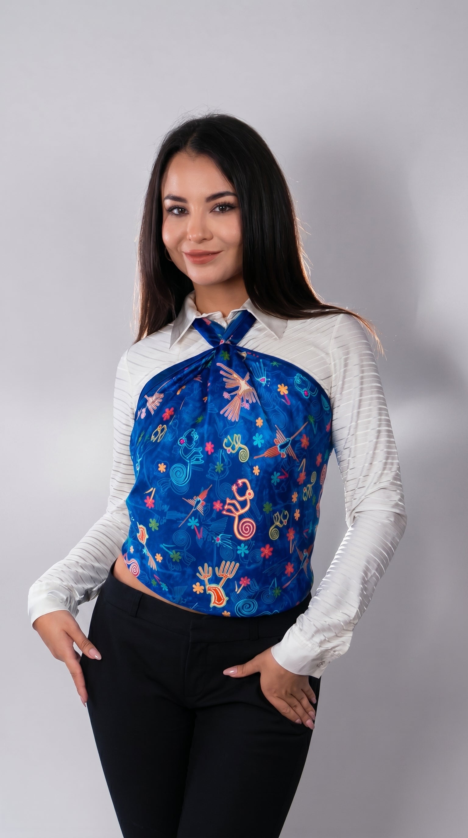 PAÑOLETA NAZCA AZUL