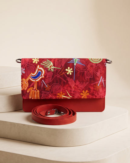 CARTERA VIAJERA NAZCA ROJO