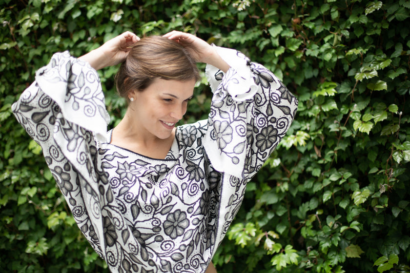 PONCHO AYACUCHO NEGRO