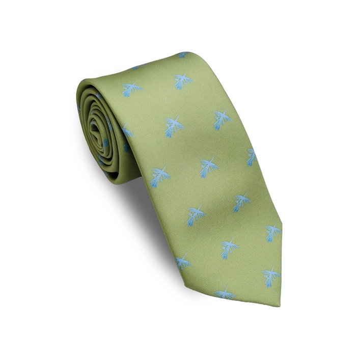 CORBATA PAJARO NAZCA VERDE