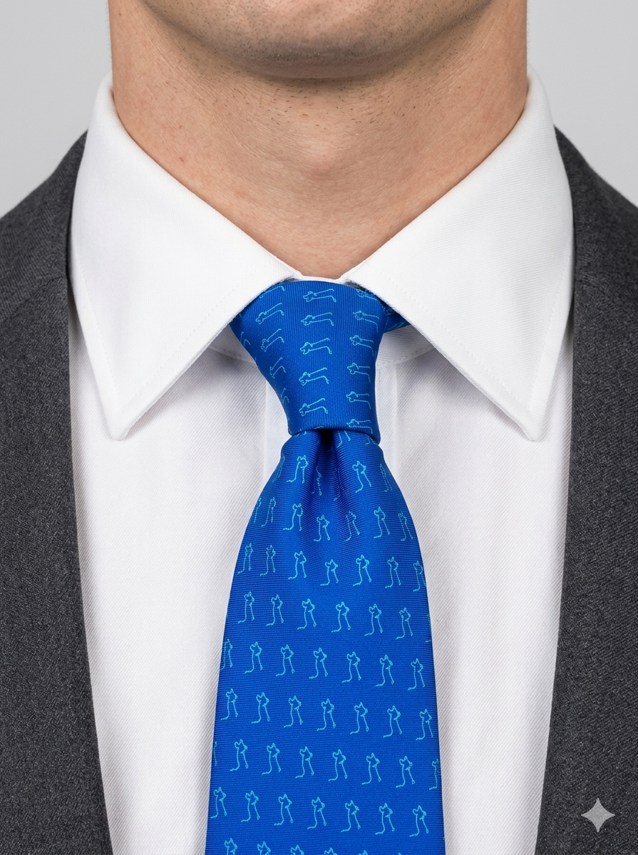 CORBATA 3LLAMA AZUL