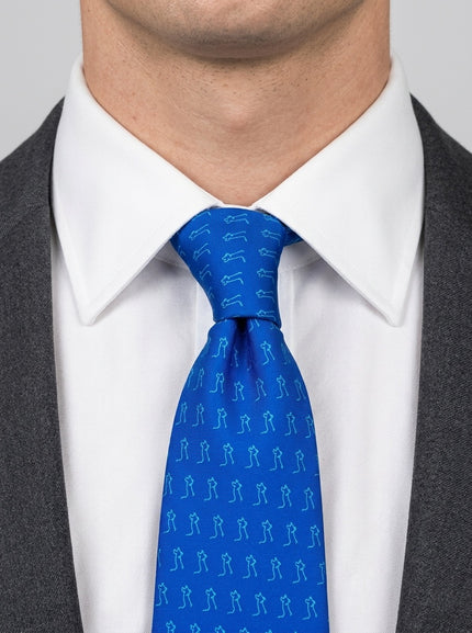 CORBATA 3LLAMA AZUL