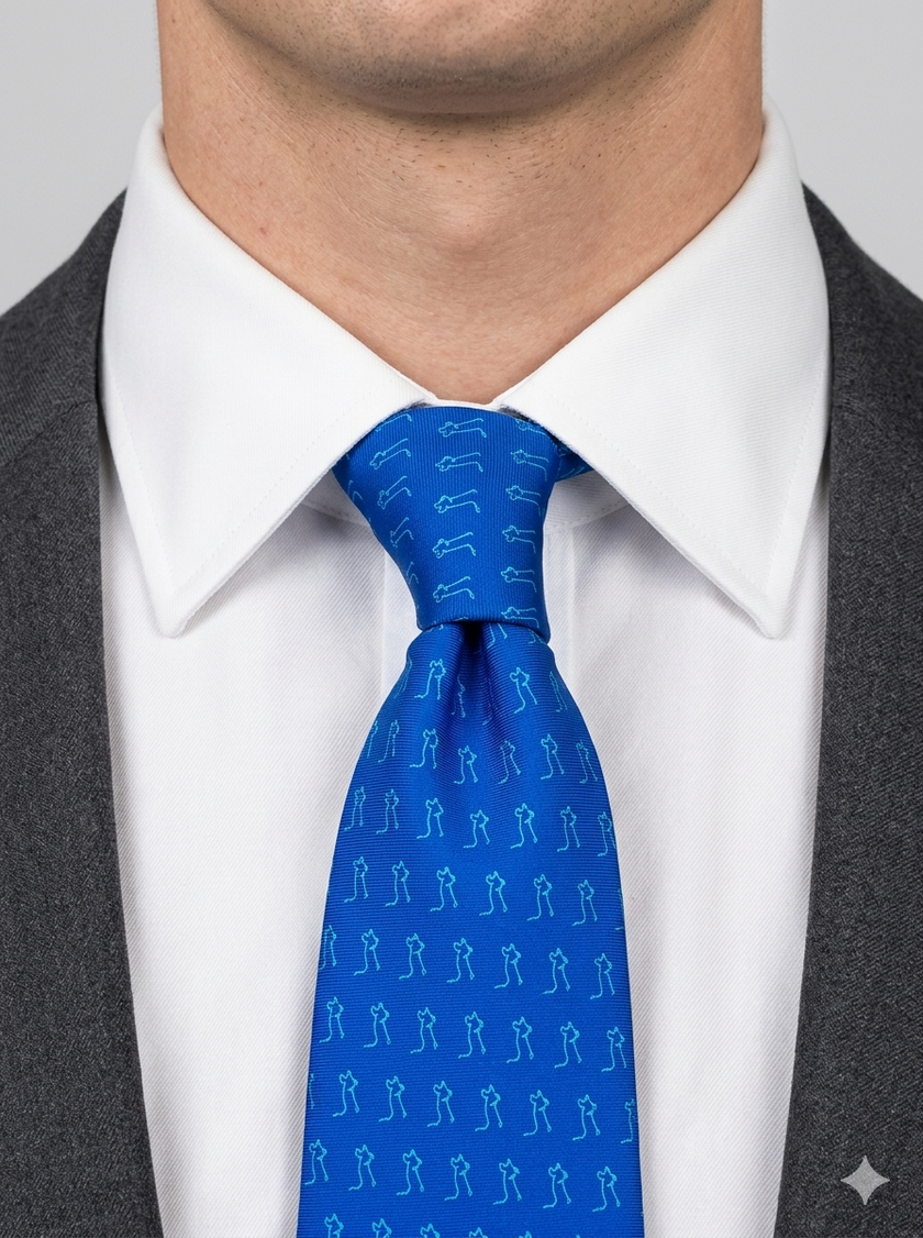CORBATA 3LLAMA AZUL
