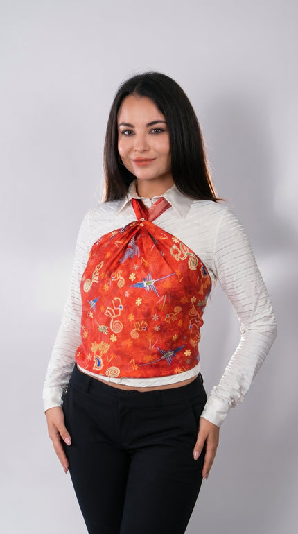 PAÑOLETA NAZCA ROJO