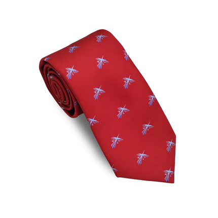 CORBATA PAJARO NAZCA ROJO