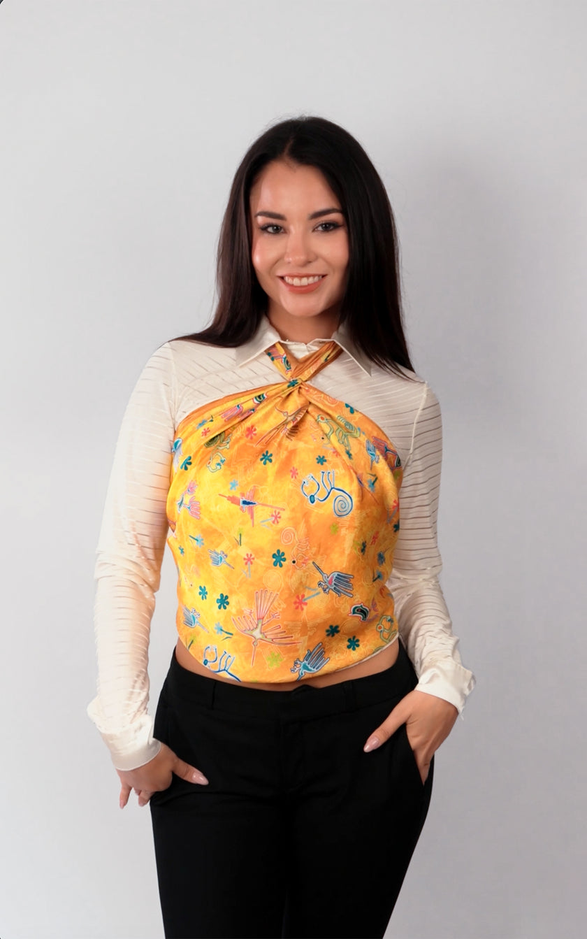 PAÑOLETA NAZCA AMARILLO
