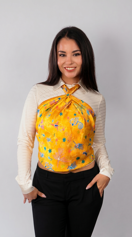 PAÑOLETA NAZCA AMARILLO