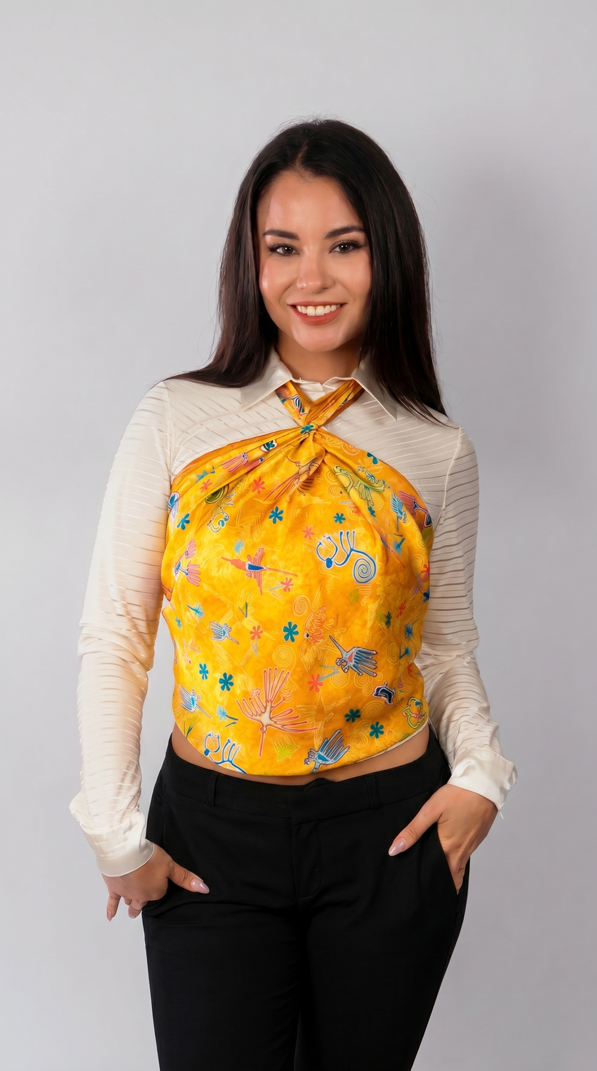 PAÑOLETA NAZCA AMARILLO
