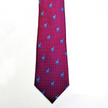 CORBATA WOVEN LLAMA ROJO TORNASOL