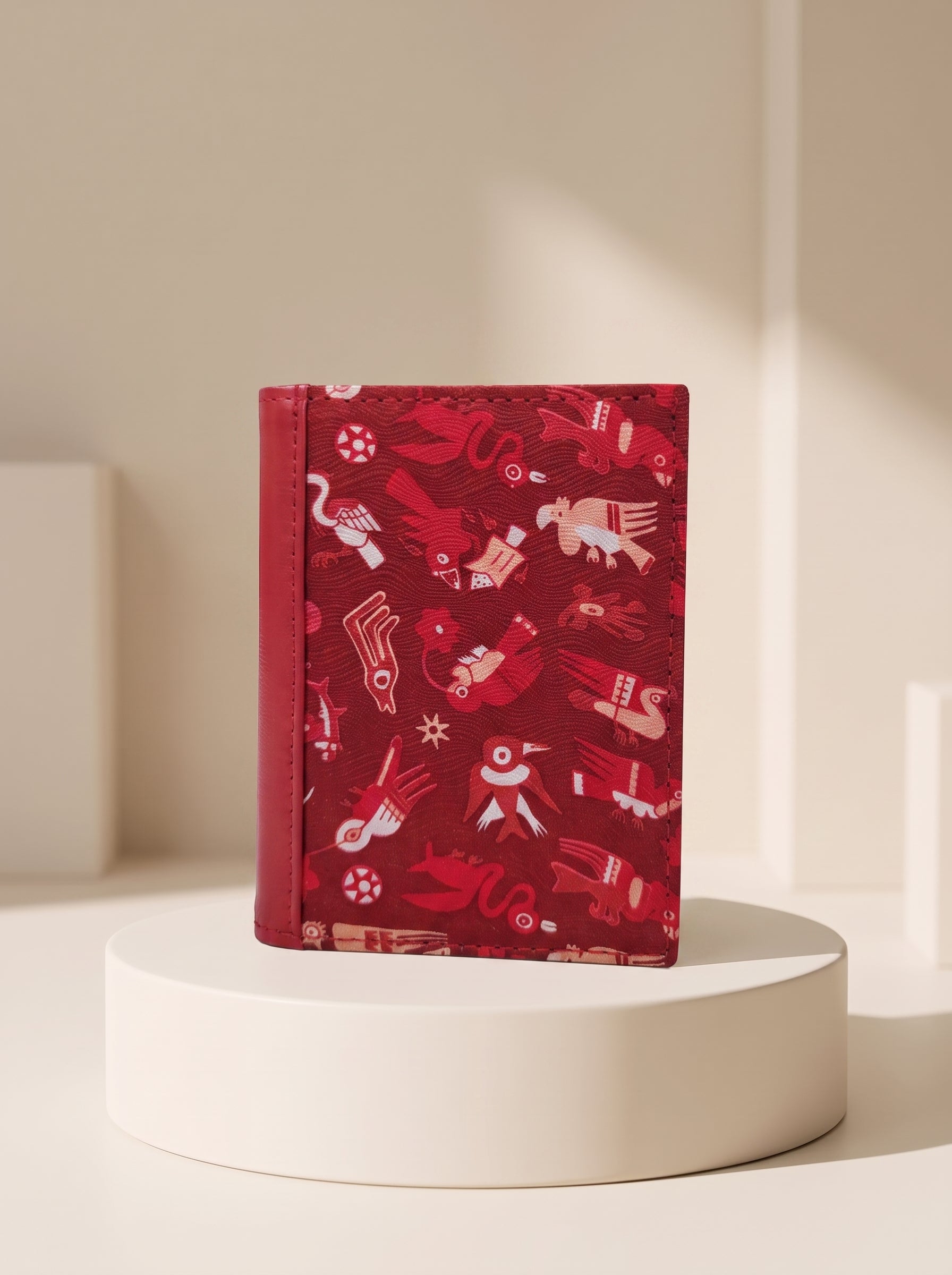 CARTERA TARJETERO CNAZCA ROJO