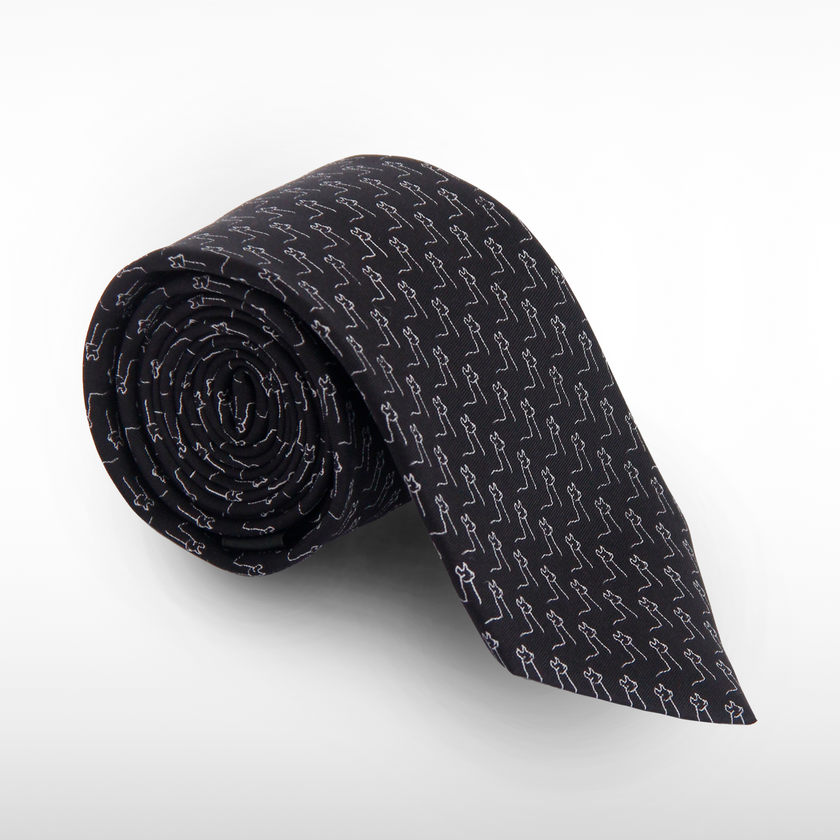 CORBATA 5LLAMA NEGRO