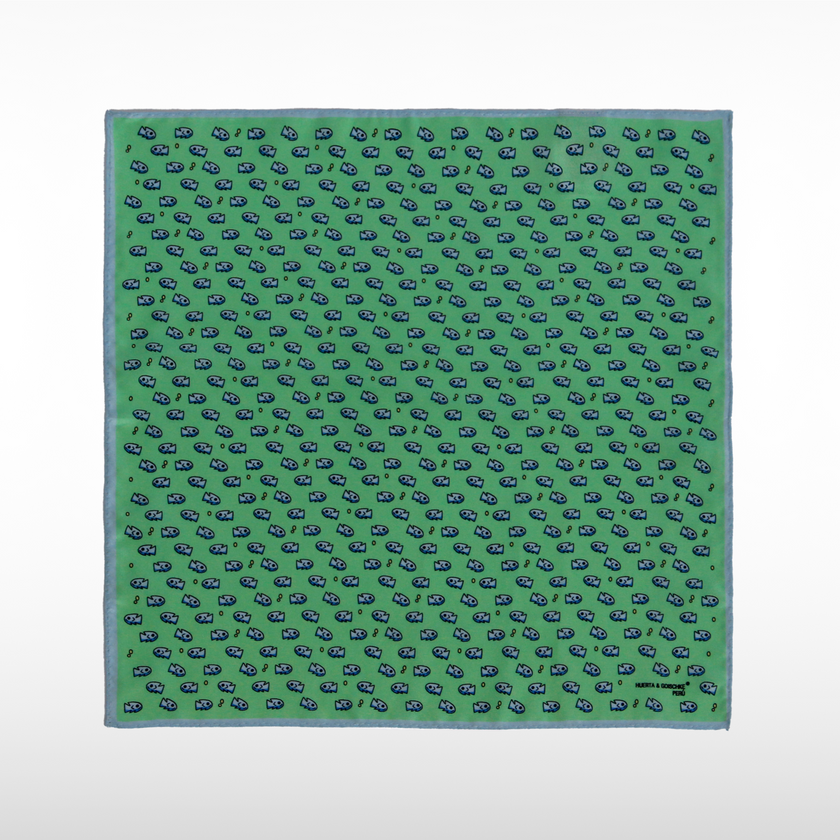 PAÑUELO HOMBRE PEZ CHAN CHAN VERDE