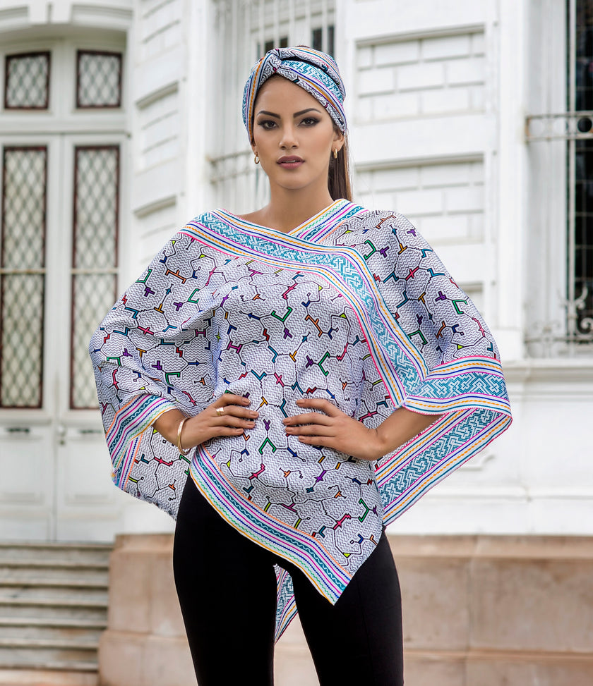 PONCHITO AMAZONAS BLANCO