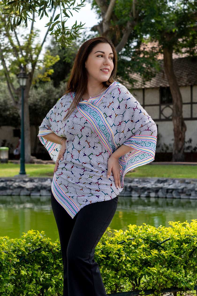 PONCHITO AMAZONAS BLANCO