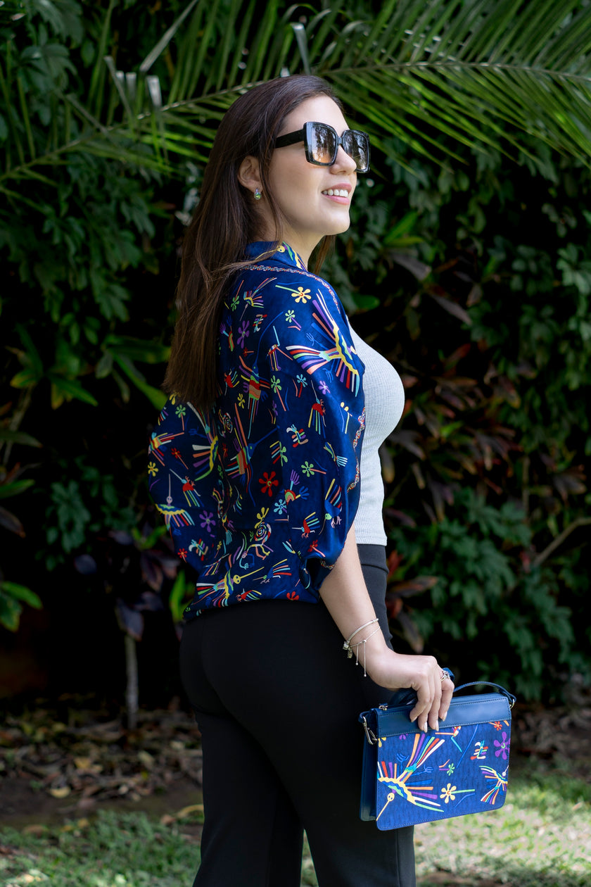 PAÑOLETA NAZCA AZUL