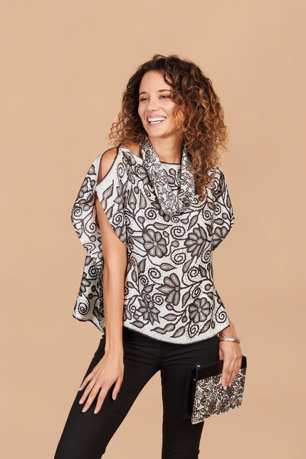 BLUSA AYACUCHO NEGRO