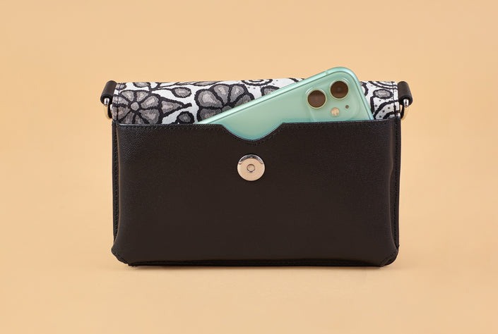 CARTERA VIAJERA AYACUCHO NEGRO