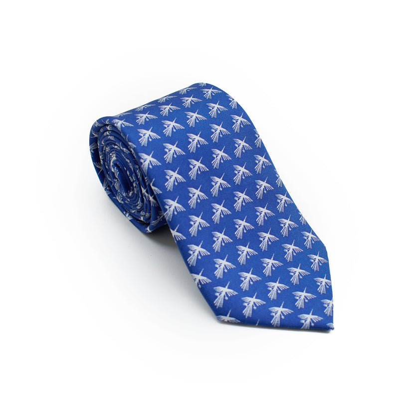 CORBATA PAJARO NAZCA AZUL