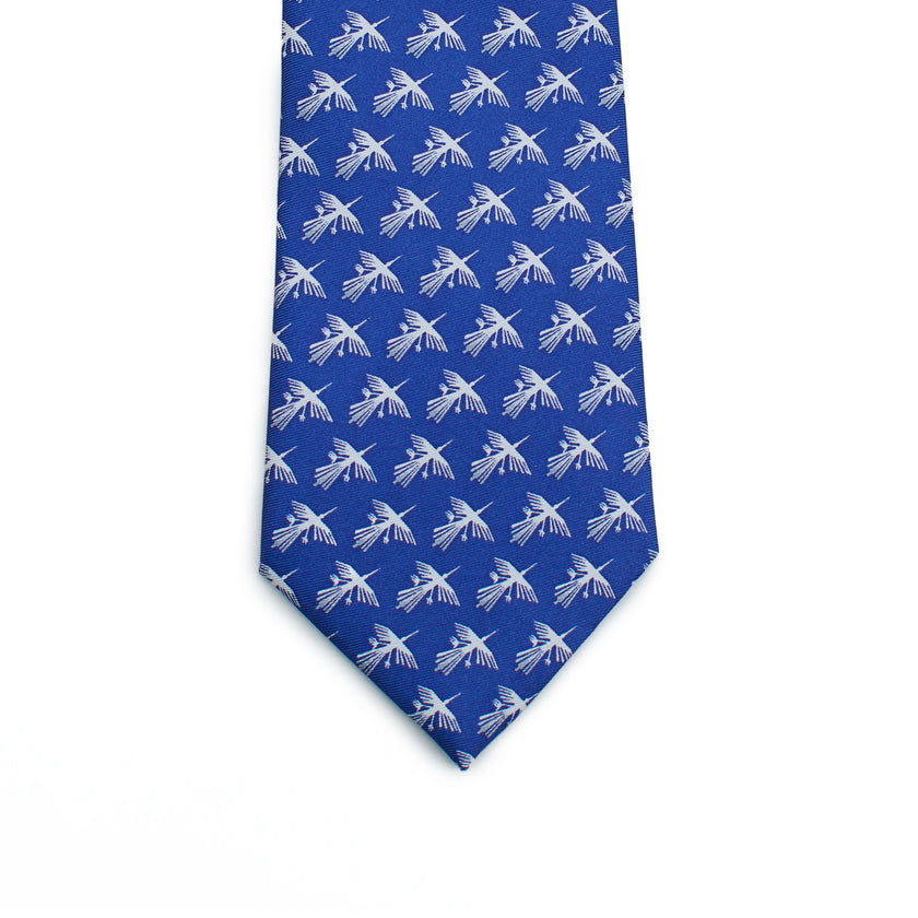 CORBATA PAJARO NAZCA AZUL