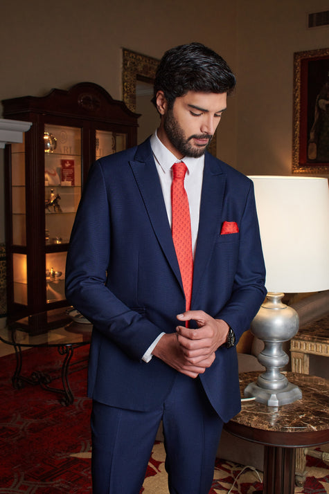 CORBATA 4LLAMA ROJO