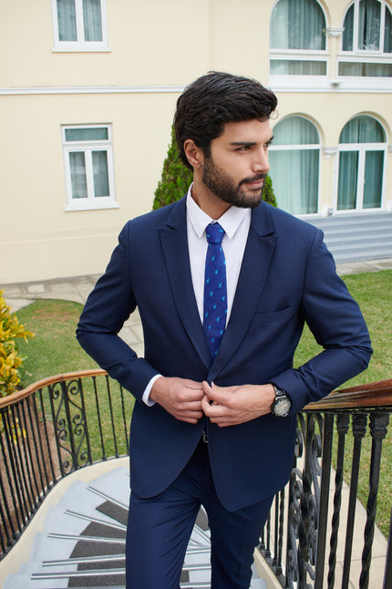 CORBATA WOVEN LLAMA AZUL