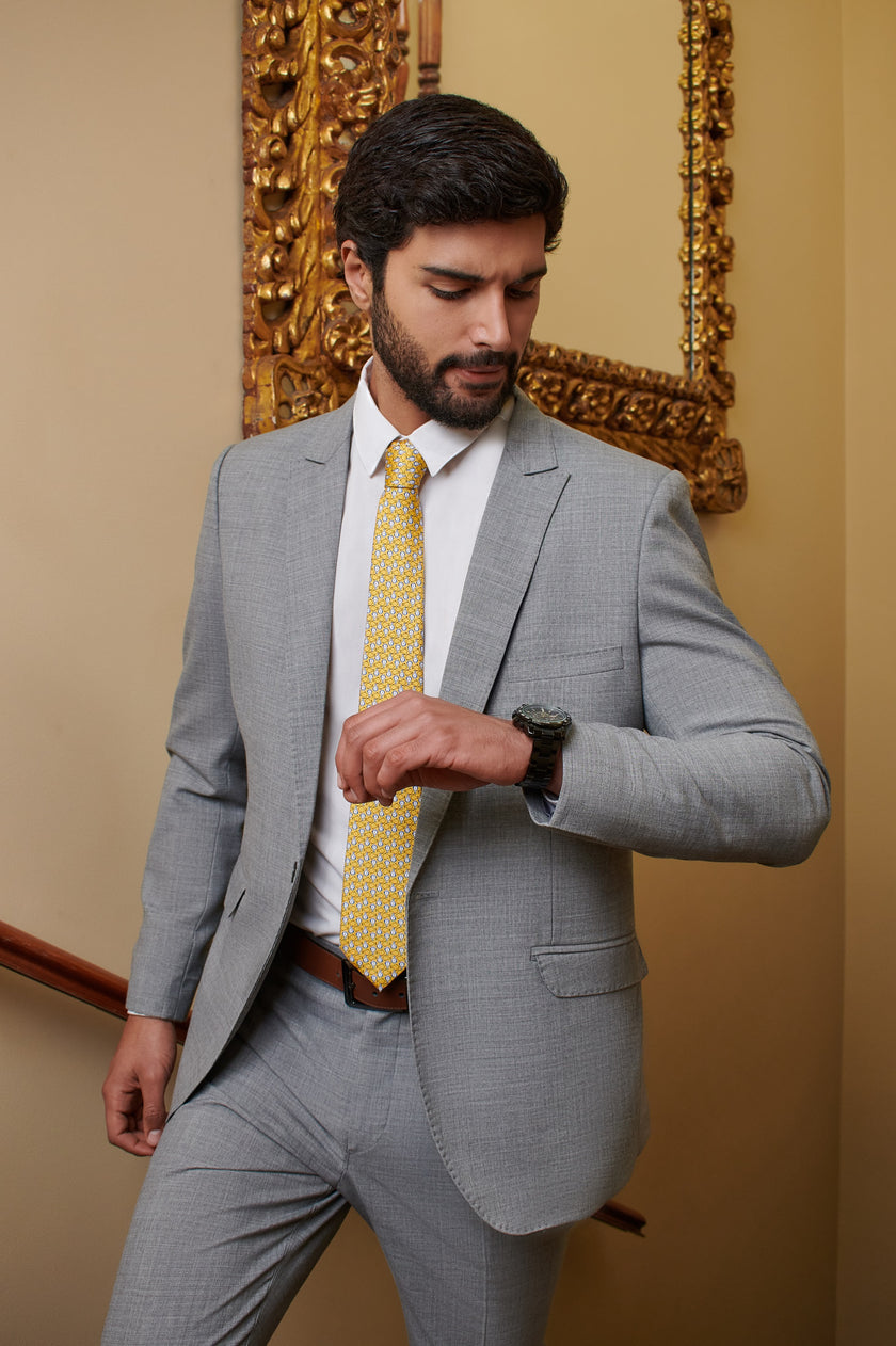 CORBATA ARIBALO AMARILLO