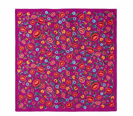 PAÑUELO FLOR ANDINA PURPURA