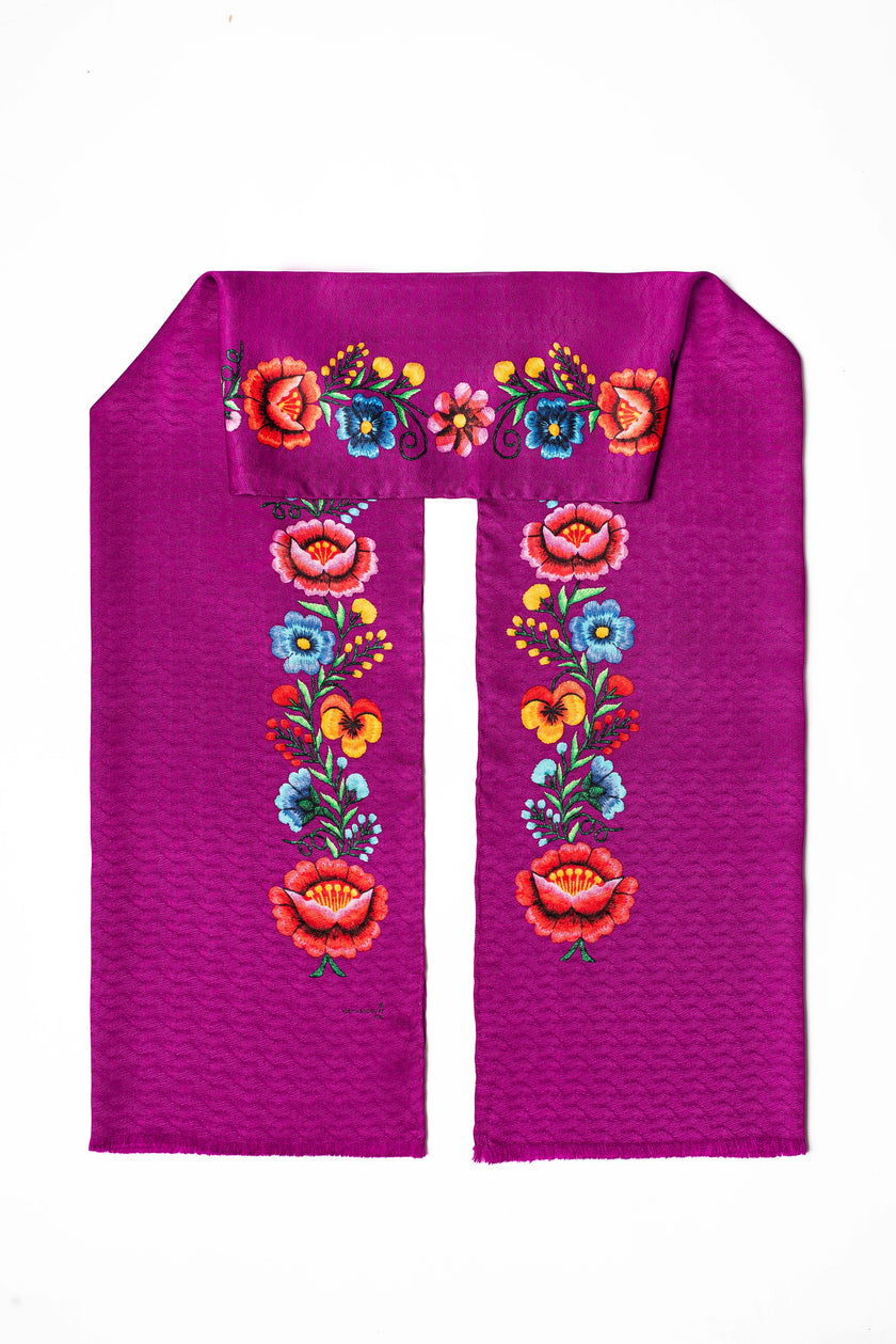 CHAL FLOR ANDINA PURPURA