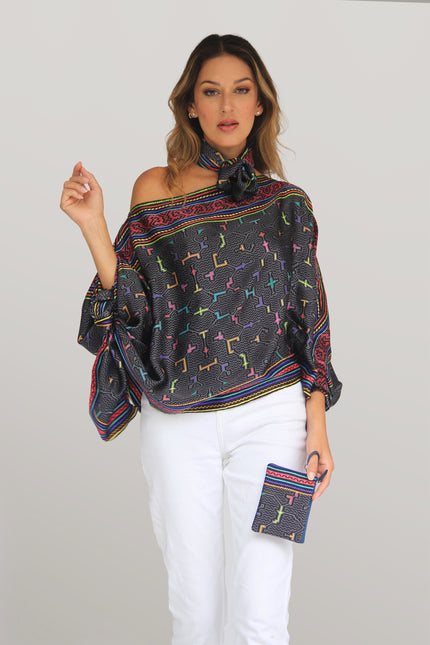 PONCHO AMAZONAS NEGRO