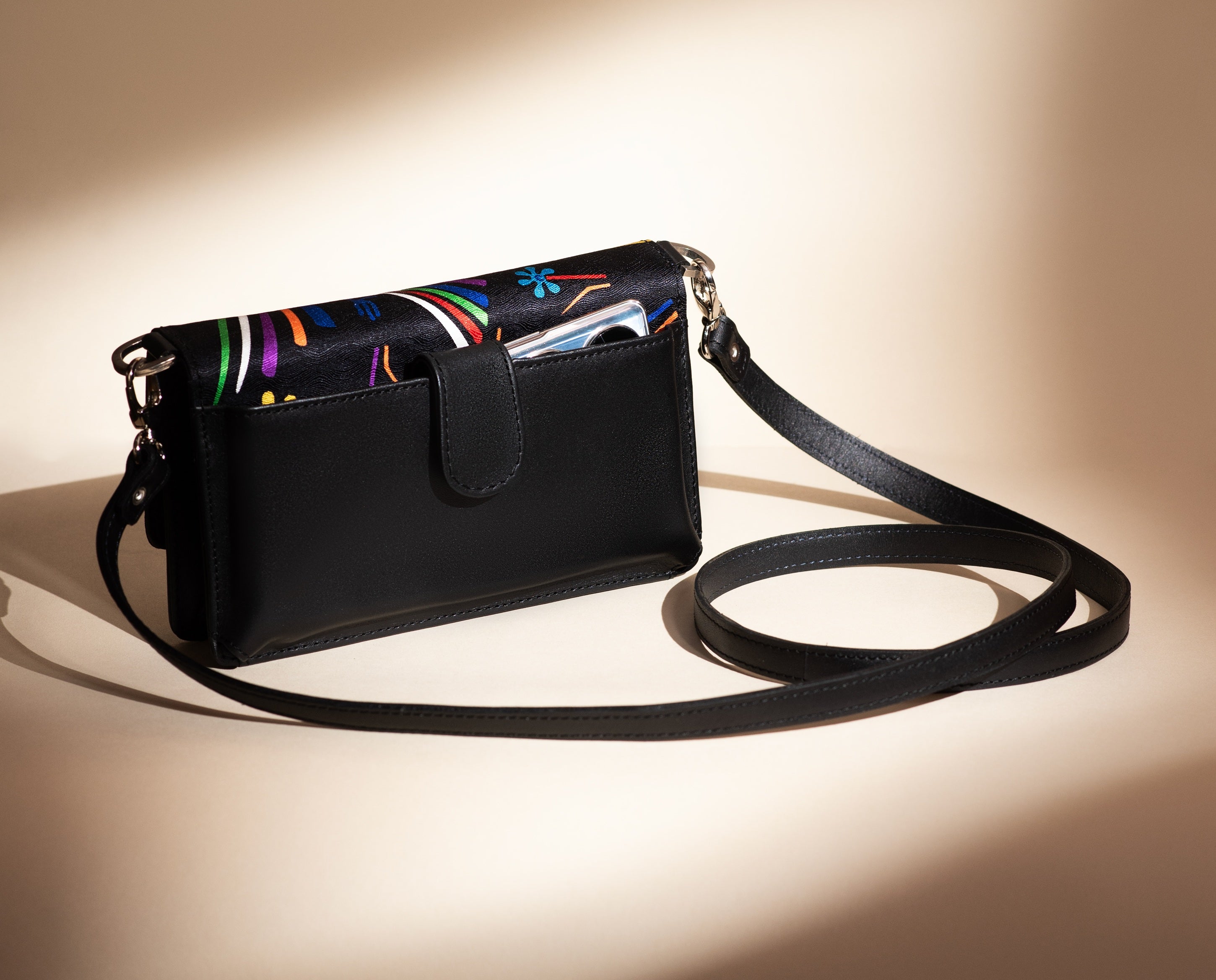 CARTERA VIAJERA NAZCA NEGRO