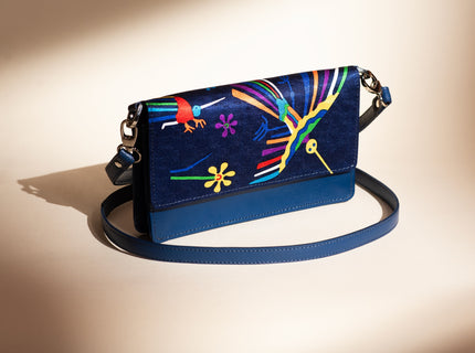 CARTERA VIAJERA NAZCA AZUL