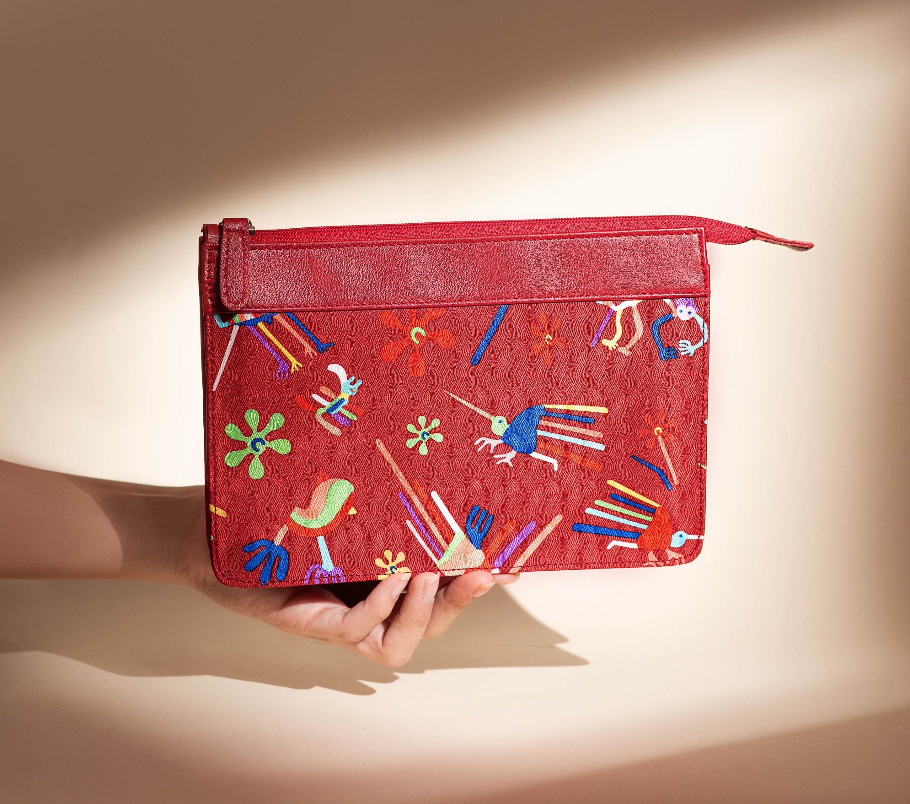 CARTERA CROSS BODY.2 NAZCA ROJO