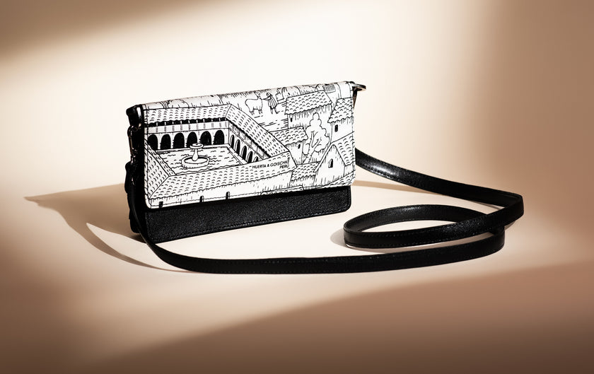 CARTERA VIAJERA CALLES CUSCO BEIGE