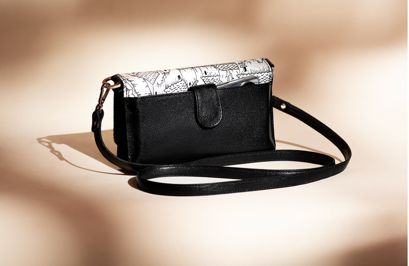 CARTERA VIAJERA CALLES CUSCO BEIGE