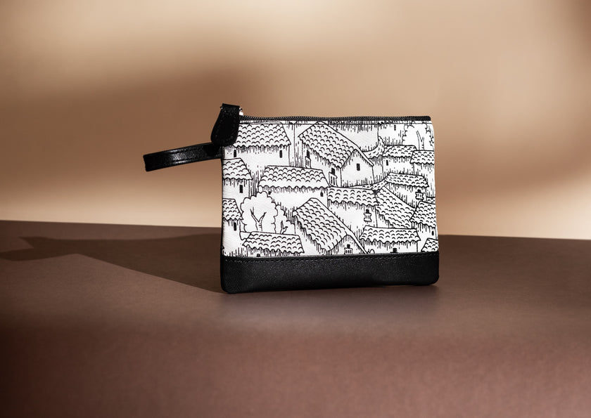 CARTERA MONEDERO CALLES CUSCO BEIGE