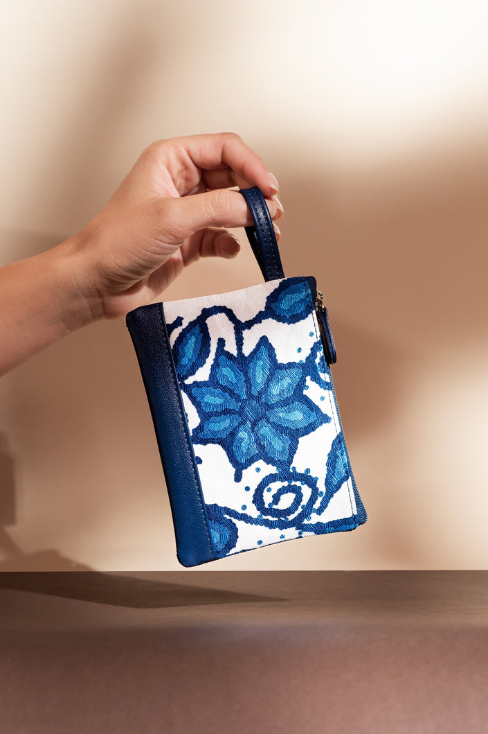 CARTERA MONEDERO AYACUCHO AZUL