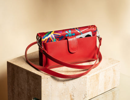 CARTERA VIAJERA NAZCA ROJO