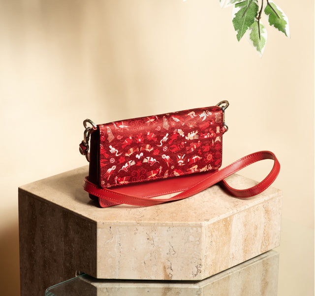 CARTERA VIAJERA CNAZCA ROJO