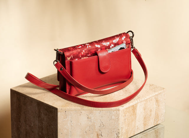 CARTERA VIAJERA CNAZCA ROJO