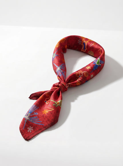 PAÑUELO NAZCA ROJO