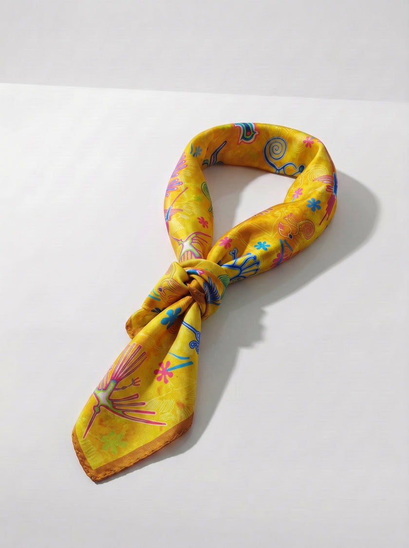 PAÑUELO NAZCA AMARILLO
