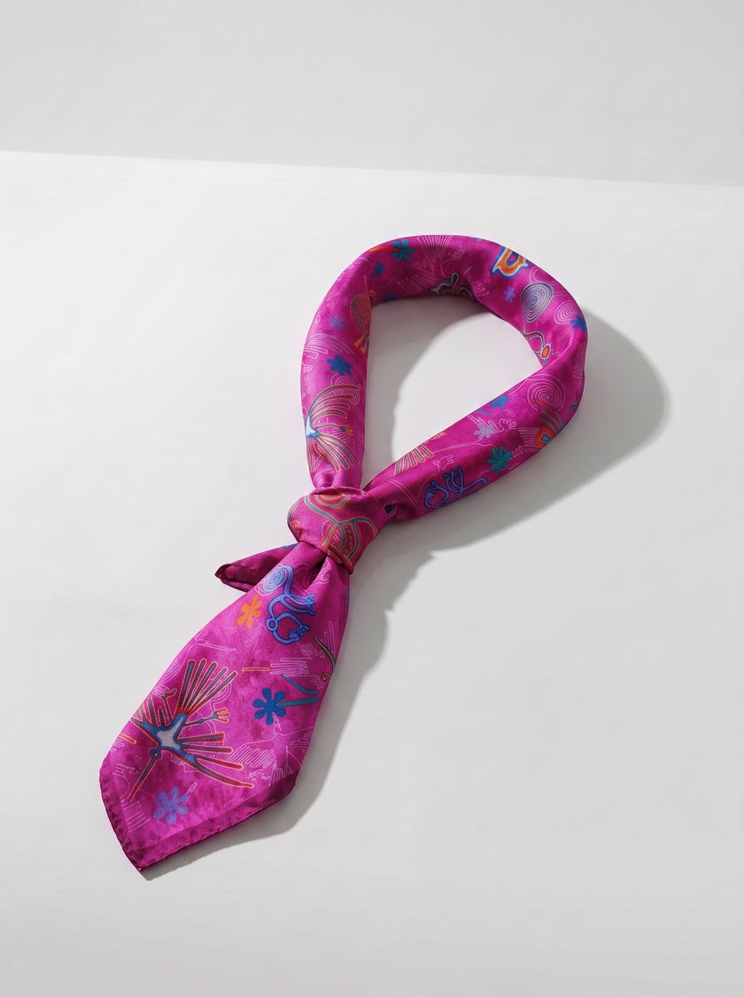 PAÑUELO NAZCA ROSADO