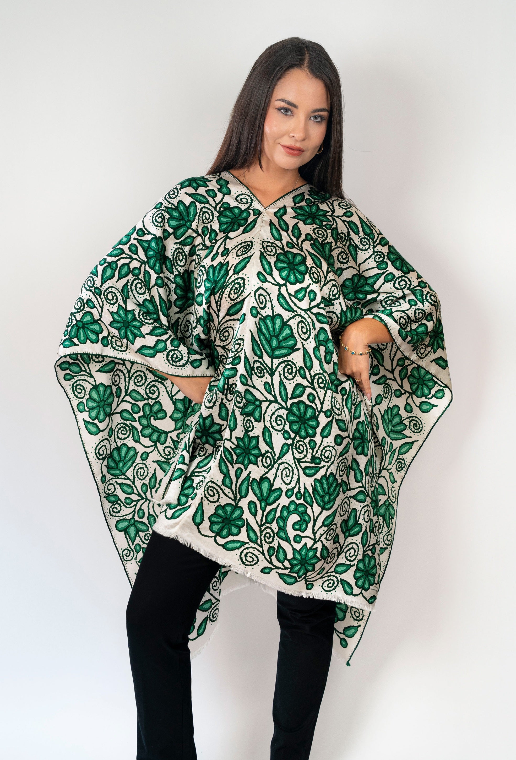 PONCHO AYACUCHO VERDE