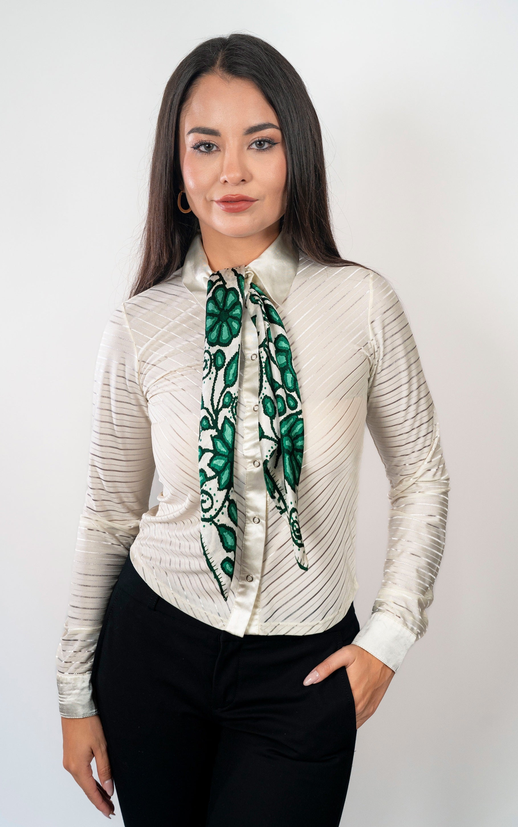 PAÑUELO AYACUCHO VERDE