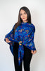 PONCHO C/CUELLO NAZCA AZUL