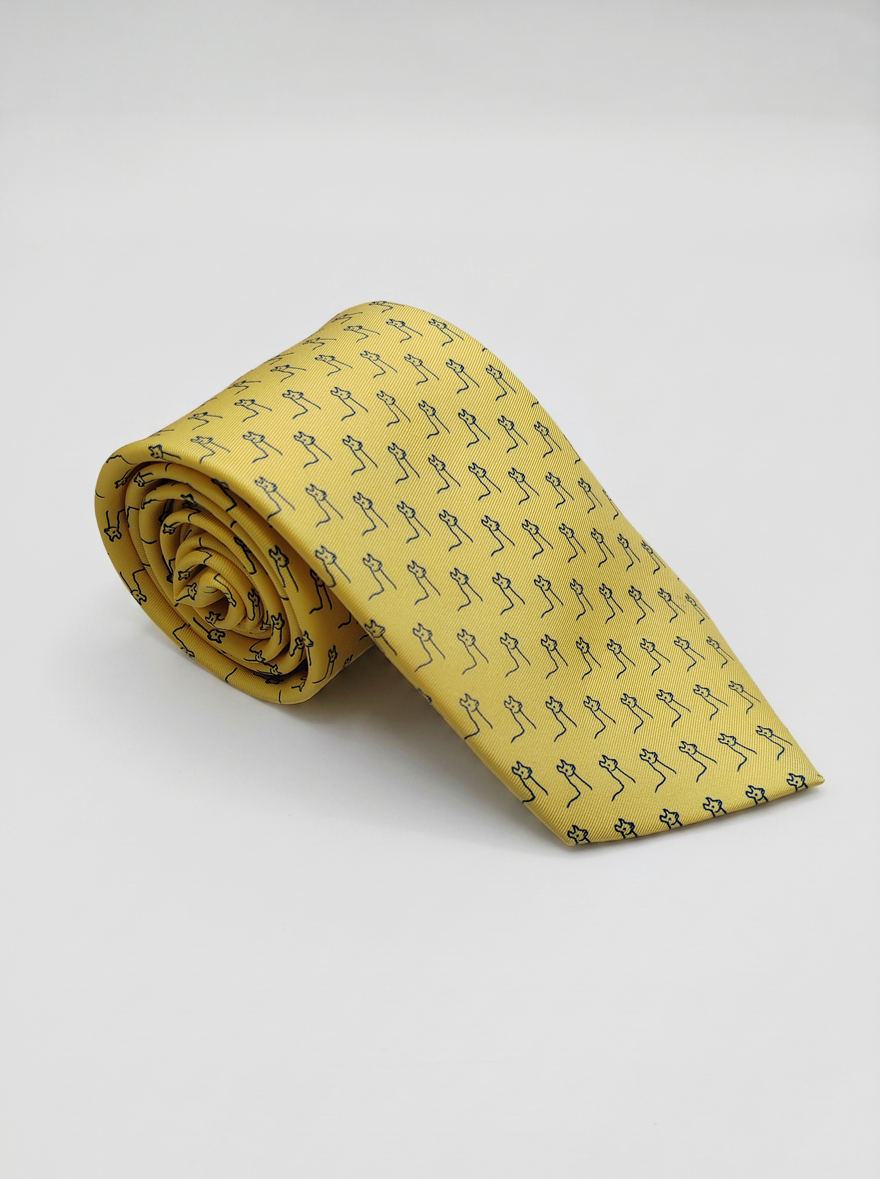CORBATA 4LLAMA AMARILLO