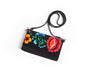 CARTERA VIAJERA FLOR ANDINA NEGRO