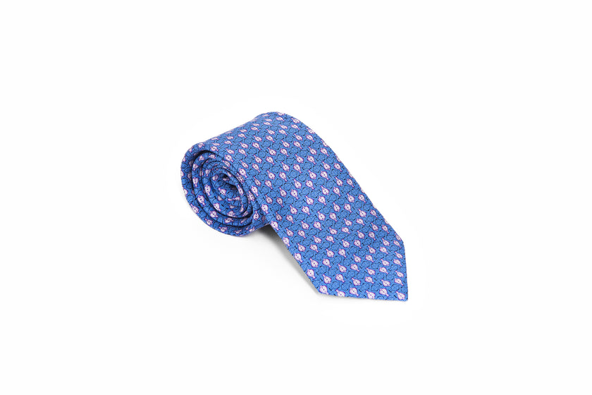 CORBATA ARIBALO AZUL ACERO