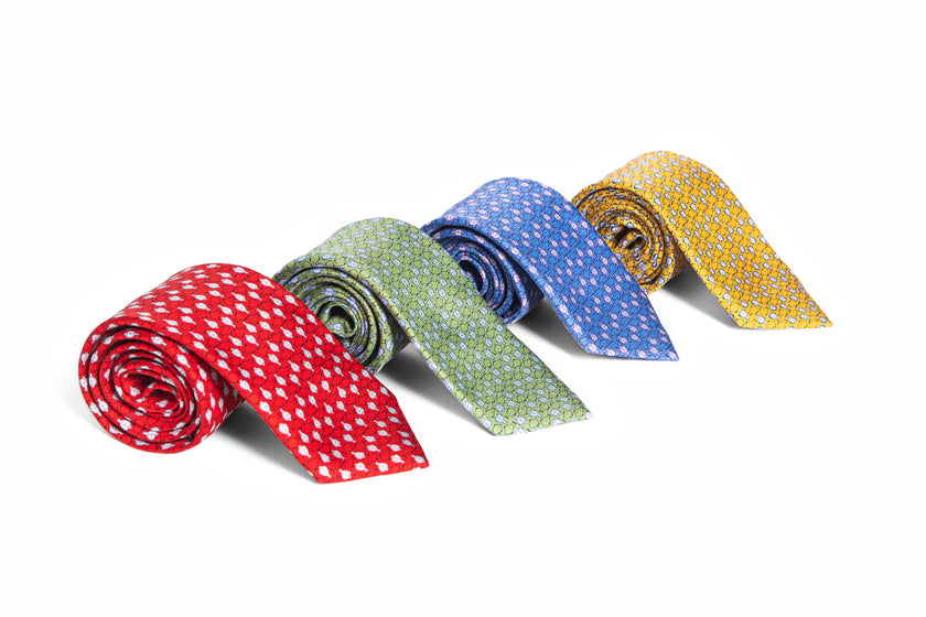 CORBATA ARIBALO AZUL ACERO