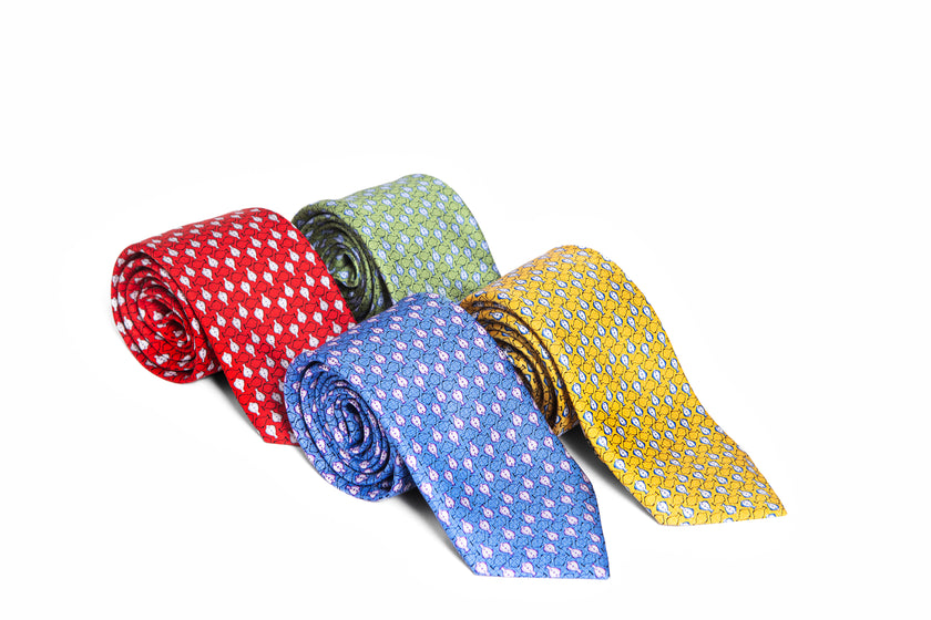 CORBATA ARIBALO AZUL ACERO